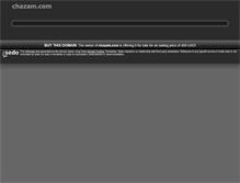 Tablet Screenshot of chazam.com